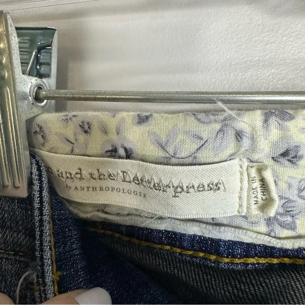 Anthropologie‎ Pilcro & The Letterpress Size 26 Slim Boyfriend Straight Leg Jean
